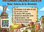 PSOE invita a descubrir la Solana de la Montaa con sus rutas Pateando Cceres 