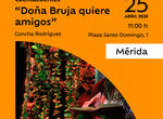 Concha Rodrguez presenta en Mrida el cuentacuentos Doa Bruja quiere amigos