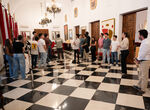 Estudiantes del Doble Grado Derecho y ADE de la UEx visitan Palacio Diputacin de Cceres