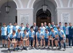 Osuna recibe al Juvenil del Josefinas de Balonmano tras lograr Campeonato de Extremadura