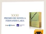 El XXXI Premio de Novela Fernando Lara ha recibido seis trabajos de Extremadura