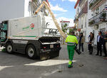 Limpieza viaria de Zafra estrena instalaciones y nueva barredora para el centro histrico