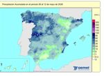 Espaa registra 590 lm2 de lluvia acumulada desde octubre un 21 ms de lo normal