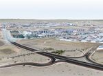 La nueva pasarela peatonal de la ronda sureste de Cceres tendr 165 metros 