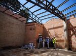 La presidenta de la Diputacin visita obras que amplan Escuela de Msica de Villafranca