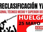 CCOO llama al personal tcnico medio y superior Sistema Nacional Salud a acudir a huelga
