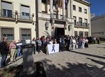En Badajoz minuto de silencio por las vctimas de violencia de gnero