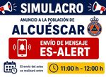 Alcuscar ser escenario de simulacro incendio forestal con evacuaciones y envo ESAlert