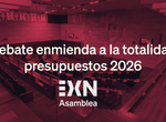 Canal Extremadura retransmite el debate de totalidad del proyecto de Ley PGEX 2026
