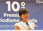  Celia Lafuente gana el X Premio de Periodismo Aqualia sobre la gestin del agua