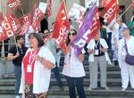 CCOO se concentra para reclamar la reclasificacin del personal tcnico del SNS