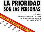Plataforma de Personas Refugiadas de Cceres convoca una marcha este jueves desde San Juan