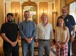 Fexas y Aspesoba trasladan al alcalde Badajoz necesidades del colectivo de personas sordas