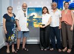 El cartel Destellos en el Valle de Jess Vinagre anunciar la Feria de Mrida 2026