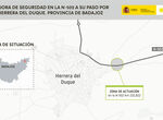 Aprobado el proyecto de mejora de seguridad en la N502 a su paso por Herrera del Duque