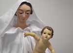 Virgen de la Piedad de Almendralejo recupera parte de imagen histrica tras restauracin