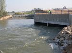 Concluyen las obras de los dos azudes del ro Guadiana a su paso por Badajoz 