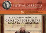 Programacin Festival Teatro Regina contina con Casa con dos puertas mala es de guardar