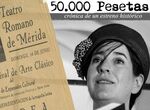 Terraza del Centro Cultural Alcazaba de Mrida ofrece este viernes la obra 50000 pesetas