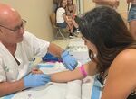 Exito de la jornada de donacin de sangre y captacin donantes mdula en Badajoz