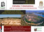 Organizan paseos guiados a Cparra y Granadilla para reflexionar sobre la despoblacin