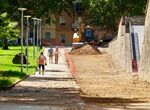 Ayuntamiento de Badajoz mejora los accesos al Parque Infantil con una nueva pavimentacin