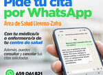 SES ampla al rea Salud LlerenaZafra servicio cita previa Atencin Primaria con WhatsApp
