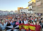 Guardiola muestra su apoyo a Ceuta en una concentracin multitudinaria en Cceres
