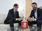 El lder del PSOE extremeo subraya importancia del encuentro con Salvador Illa
