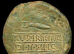 Un estudio sobre una moneda desvela el nombre ibrico de la ciudad romana de Regina 
