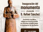 Ayuntamiento Badajoz inaugurar en la plaza de San Atn monumento dedicado al Padre Rafael