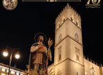 San Isidro procesionar por el Casco Antiguo de Badajoz por 70 aniversario de su cofrada
