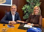 Pizarro aborda con Manzano lneas estratgicas de Fundacin Yuste para periodo 20272030