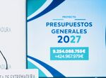 La consejera de Hacienda registra este viernes en la Asamblea el proyecto PGEx para 2027