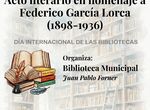 La Biblioteca Municipal de Mrida rinde homenaje a Federico Garca Lorca 