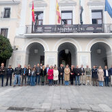 Mrida guarda un minuto de silencio en solidaridad por vctimas y desaparecidos por DANA