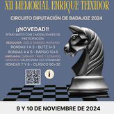 El Cibeles Club de Ajedrez de Mrida organiza su XII Memorial Enrique Teixidor