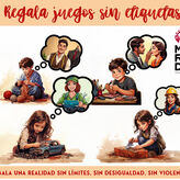 Campaa del Ayuntamiento de Mrida en pro de regalar juguetes no sexistas ni violentos 