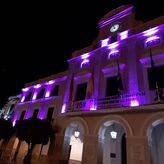 Varios monumentos de Mrida y Ayuntamiento se iluminan de morado por Da de la Epilepsia