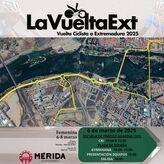 Varias calles de Mrida se cortan al trfico por el paso de Vuelta Ciclista a Extremadura