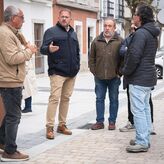 Osuna visita la Rambla y la Puerta de la Villa tras su transformacin en plataforma nica