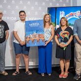 El cartel Feria Monumental de Ismael Gmez Tena anunciar la Feria de Mrida 2025