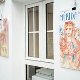 Exposicin en el Ayuntamiento de los carteles participantes en concurso Feria de Mrida 