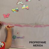 Menores de los Espacios Educativos Saludables de Mrida realizan un mural colectivo