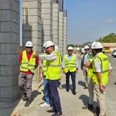 Pasarela peatonal con carril bici sobre vas tren en Mrida estar lista a finales de ao