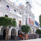 Arranca reforma y mejora de la eficiencia energtica de la fachada del Ayuntamiento Mrida