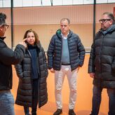 Alcalde de Mrida visita pistas del polideportivo de Nueva Ciudad tras su reforma integral