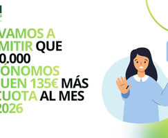 ATA 25000 autnomos extremeos debern pagar 135 ms de cuota al mes en 2026