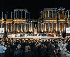 En Teatro Romano Extremadura y Mrida proyectan su imagen con la entrega 29 Premios Max