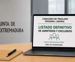 Junta publica listado definitivo de admitidos para turno de traslados de personal laboral